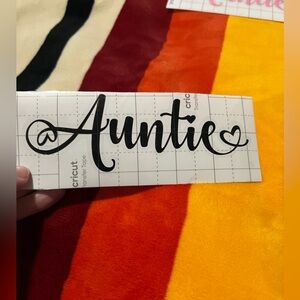 Auntie Vinyl Decal ✨